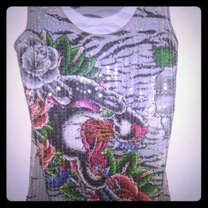 Majara sequine tank top